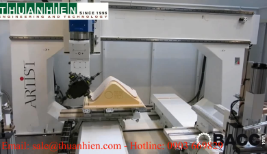 Máy CNC 5 trục hiện đại Artist Jet - BACCI do THUẬN HIỀN cung cấp